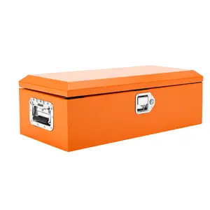 30 Inch Heavy Duty Steel Truck Bed Tool Box Truck Car Outdoor Trailer Pickup Toolbox, RV Storage Organizer w/Lock & Keys