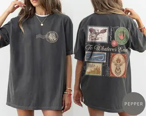 TOG Book Stamps Shirt, Terrasen The Thirteen T Shirt, Aelin Fireheart Tee, TOG Series Gift For Book Lover