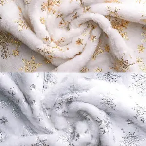 Snowflake Soft Velvet Christmas Tree Skirt, Indoor Holiday Party Decoration, New Year Decorations, Festive Home Ornament