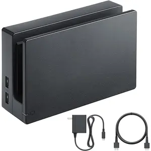 TV Dock Station for Switch - 3 in 1 Replacement TV Base Docking Station Set with Original IC Module, Charger, HDMI Cable Accessories for Switch Console