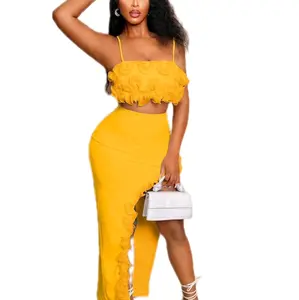 Womenswear Basic Skirt & Blouse Set - Stylish Minimalist Sleeveless Shirts & Top for Everyday Wear, Versatile Outfit for Various Occasions - Casual & Semi-Formal Style