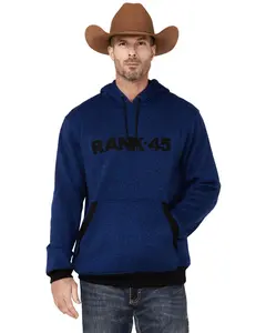 Rank 45 Men's 45&Reg; Ranhan Logo Hooded Sweatshirt - Rmsp22sw1-Nvy