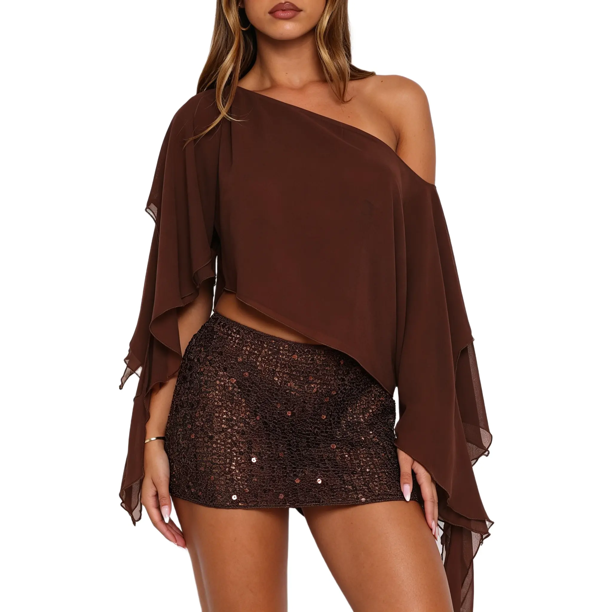 Chiffon Flowy Capes Sheer Capelets Long Cape Poncho For Women Off Shoulder Tops Chic Tops Going Out Festival Wear Cute Tops for Women Summer Tank Tops for Women Boho Clothes for Women
