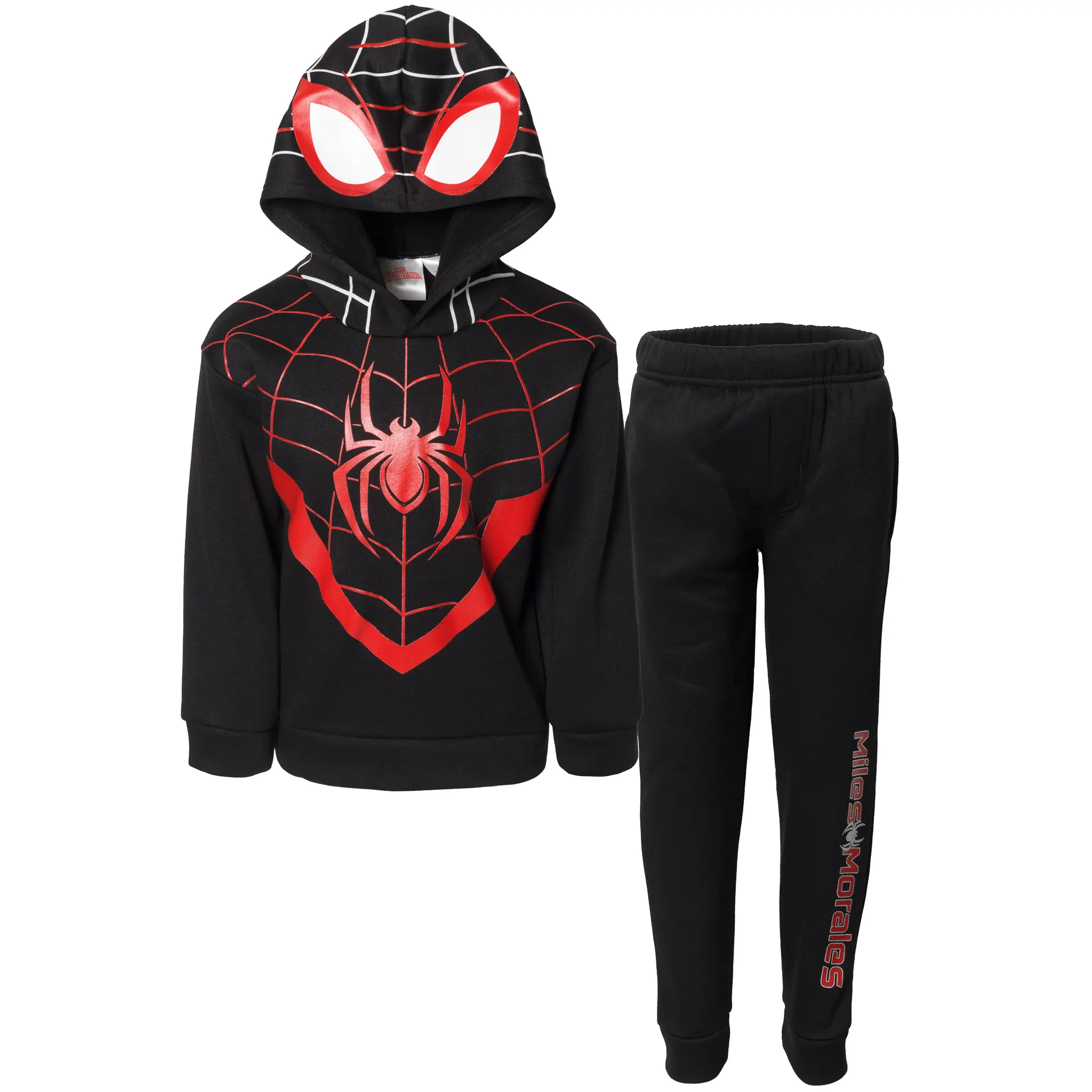 Marvel Spider-Man Boys' Cosplay Fleece Hoodie and Pants Set Toddler to Big Kid