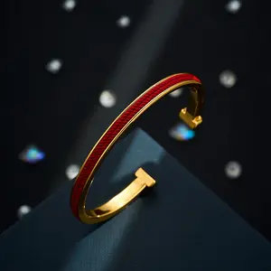 Red String C type copper Adjustable Bracelet