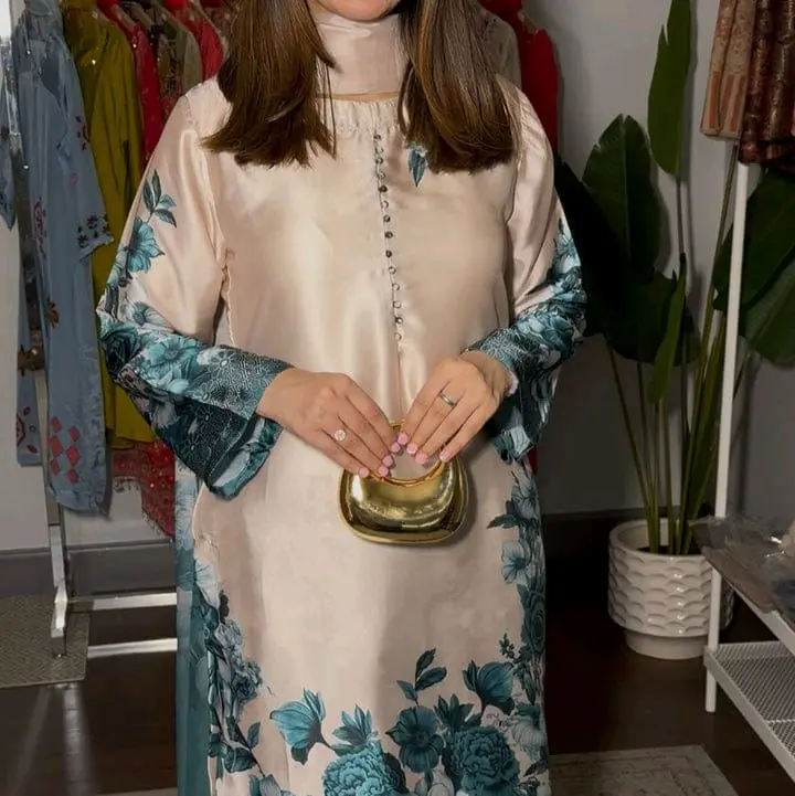 silk farshi salwar kameez