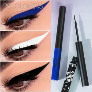 Colorful Liquid Eyeliner Pen, Matte Liquid Eyeliner, Waterproof and Sweat Resistant, Not Easy to Smudge，Suitable For Holiday Makeup, Not Easy To Get Dizzy