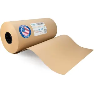 18" x 8640" (720 feet) - Brown Kraft Paper Roll for Heavy Duty - 50lb Thickness - USA-Made Paper for Packing, Moving, Shipping, Crafts - 100% Recyclable Natural Kraft Wrapping Paper