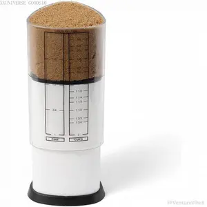 2 Cup Tri Adjust A-Cup, Easy Pour Measuring Cup, 3.25x3.25x6", Black/White FFVentureVibe8XXUNIVERSE GOODS10