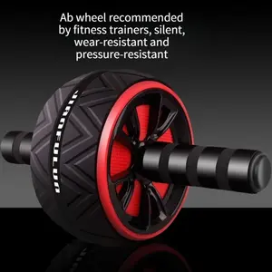 New Large Ab Wheel, Home Abdominal Trainer, Quiet Big Roller Ab Exercise Equipment, Indoor Fitness Gear, Silent Core Workout Tool