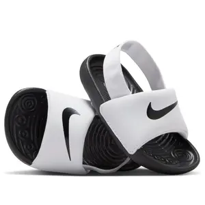 NIKE Kawa Slide Kids Shoes - Toddler (TD) White Boys' Casual Slide Footwear