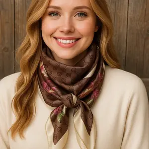 35X35" Cherry Blossom Wild Rag / Scarf WR406X