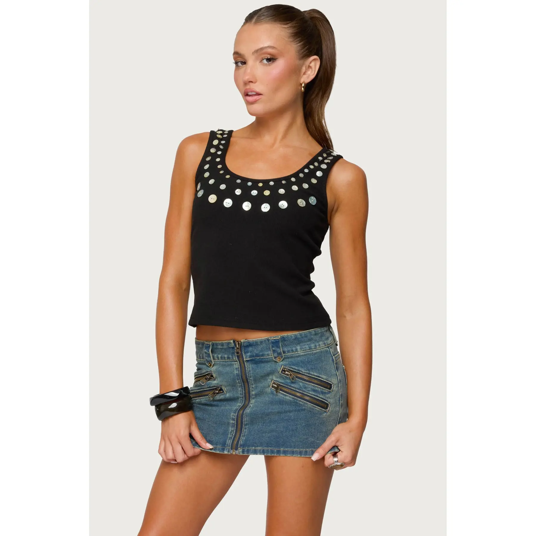 Beach Babe Scoop Tank Top
