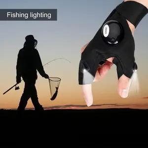 Hands-Free LED Flashlight Gloves - Durable, Water-Resistant Work Gloves with Bright Lights, Always on Hand, Work Bright, Reliable Essential for Outdoor Repair, Camping