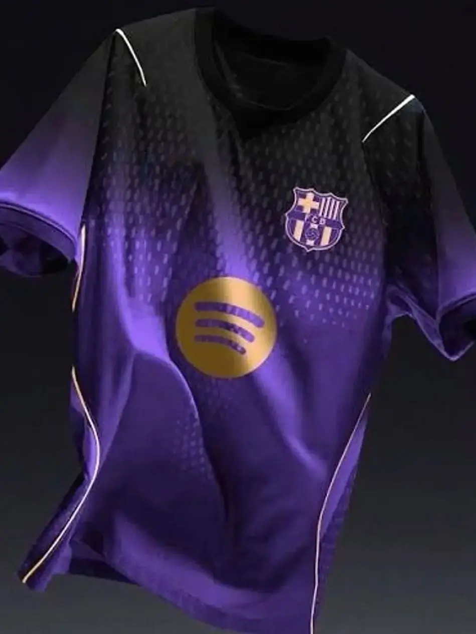 Unisex Purple Soccer Jersey Personalized Stadium Shirt 2026-27 Away Shirt Football Shirt Breathable Fan Style