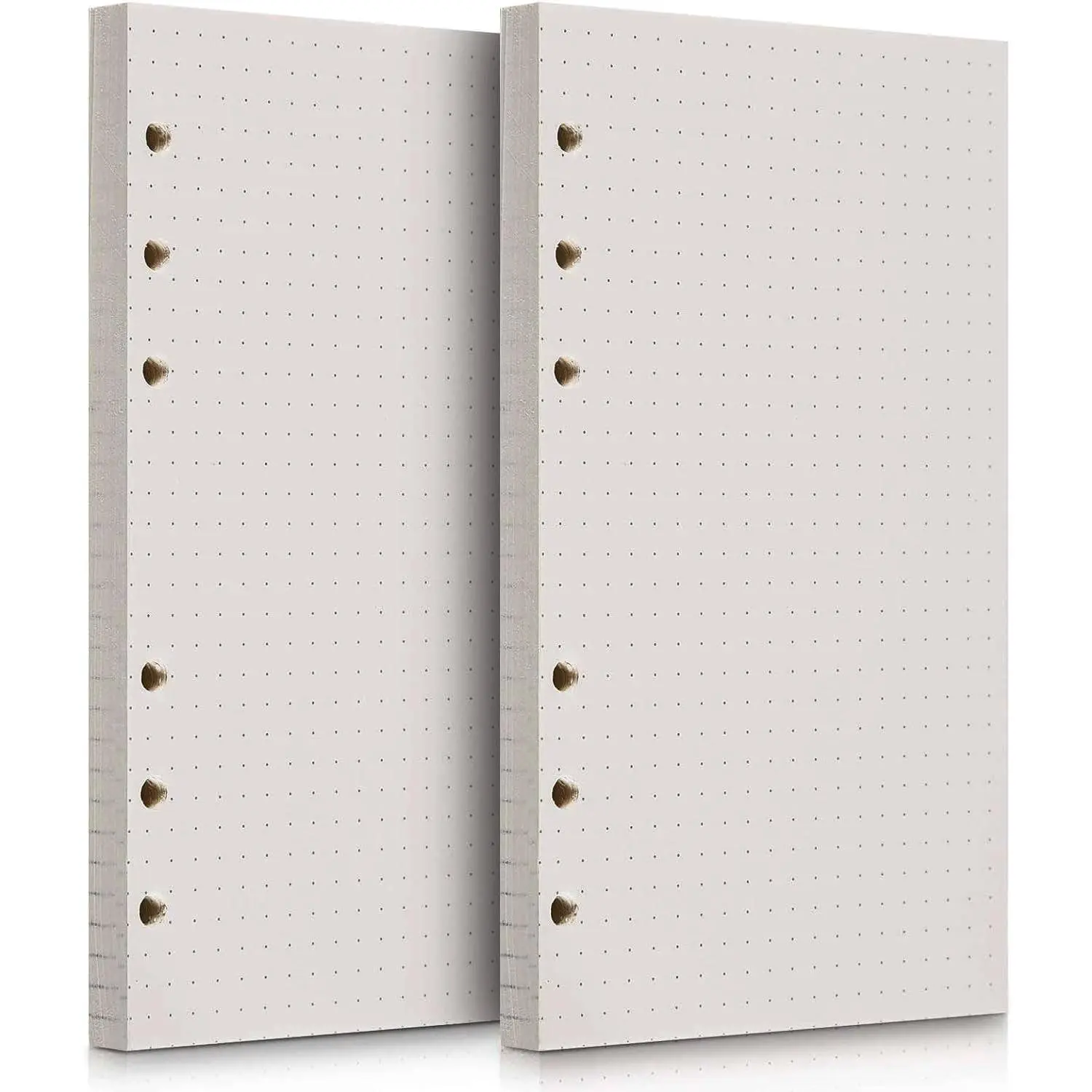 A5 Refill Paper, 280 Pages A5 Loose Leaf Paper 6 Hole Notebook Refills for 6 Ring Refillable Binder Notebook Planner Diary Journals Painting Personal Organiser-Dotted Pages