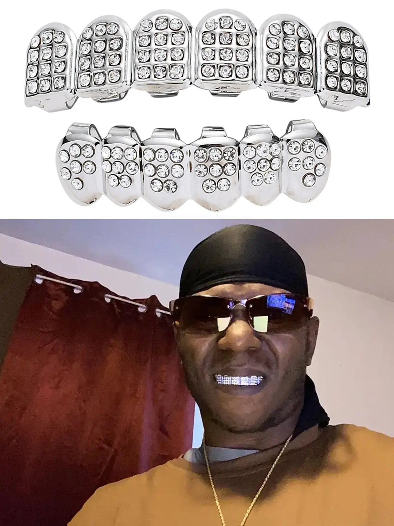 Unisex Punk Style Rhinestone Tooth Gems, Trendy Hip Hop Exquisite Dental Jewelry Dental Accessory, Teeth Accessory, Fashionable Body Jewelry for Men & Women for Party Decoration