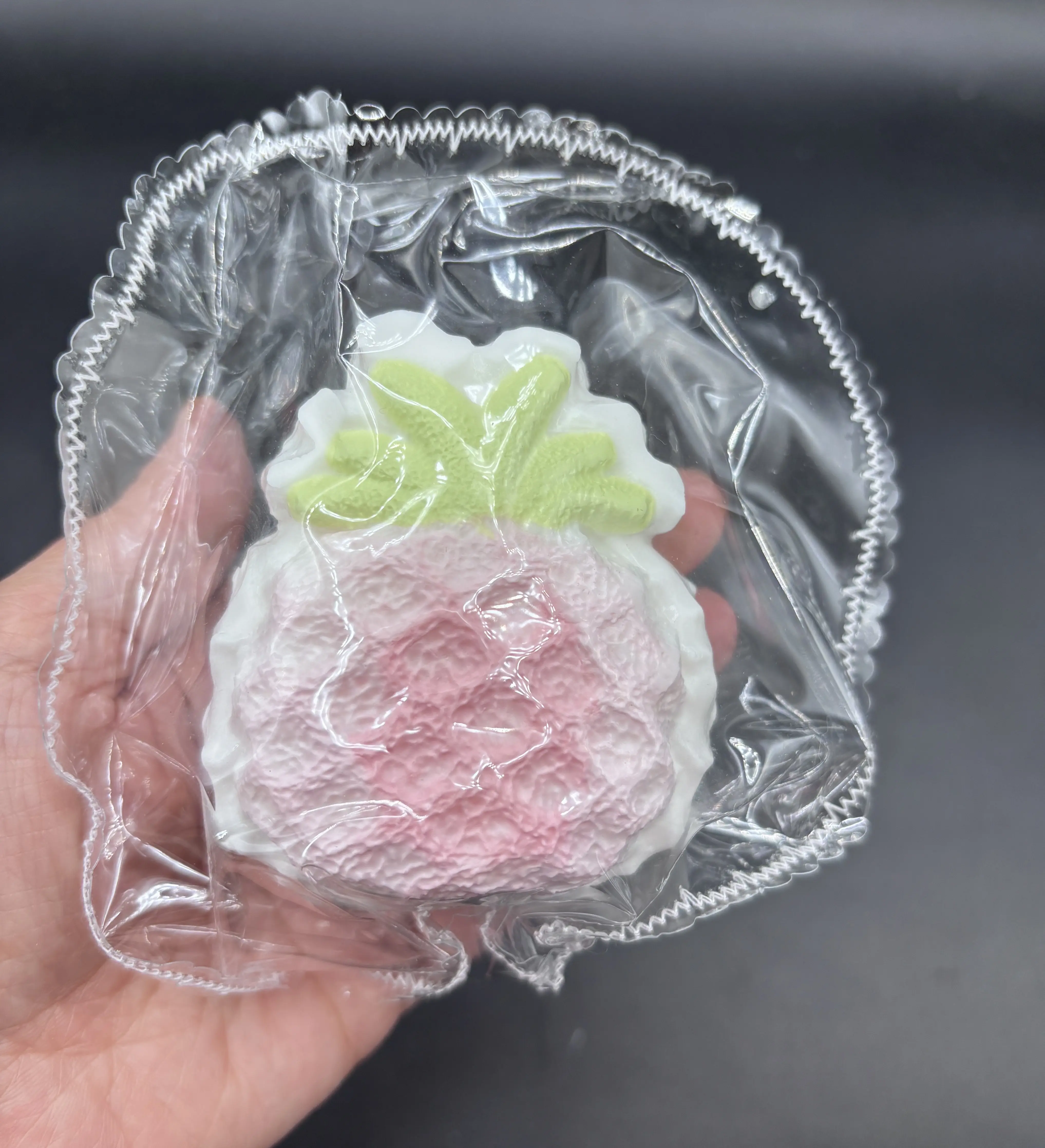 Frozen Butter pink pineapple taba squishy toy
