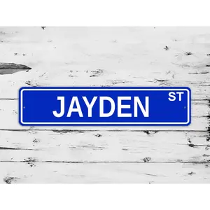 Jayden Street Sign Personalized Custom Name Gift