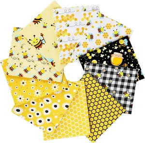 Newbrothread&Craftido -25 Options- 100% Cotton Quilting Fabric Bundles 10pcs Fat Quarters 18”x21”-Medium Weight 5.2 oz- for Quilting, Sewing Project, Patchwork Home Textile