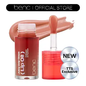 [NEW] Benc Juicy Drip Glaze Lip Oil 06 Sensual Cocoa l Hydrating Gloss, Moisturizing balms, Sheer tint, Shine & Dewy Finish