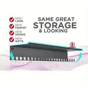 Motivational Classic Medal Display Stand, Holds 60 Medals, Ideal for Marathon, Sports, Football, Gymnastics, Cheerleading, Christmas Decor, Display Holder