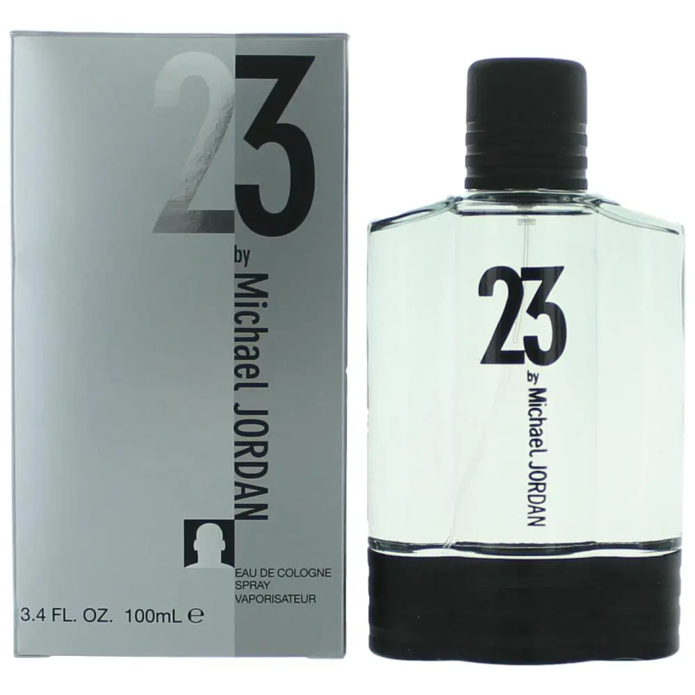 23 by Michael Jordan, 3.4 oz Cologne Spray for Men, Watermelon, Citrus, Amber, Musk Base, Bergamot Mix, Fruity, Sparkling Violets, Floral, Topical Spray Men's Fragrance