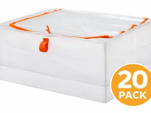 IKEA PÄRKLA Storage Bags Set of 20 – Foldable Closet Organizer Cases