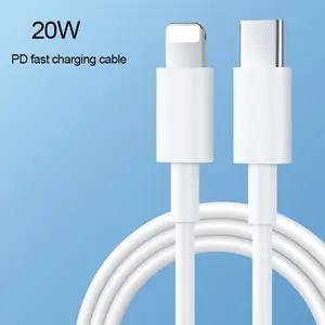 Original Pd20w Type-C to Lightning Fast Charging Cable for iPhone 14/13/12/11 Pro Max/x/XR/XS/7/8/14 Plus, 1 Meter Data Line for Cellphone