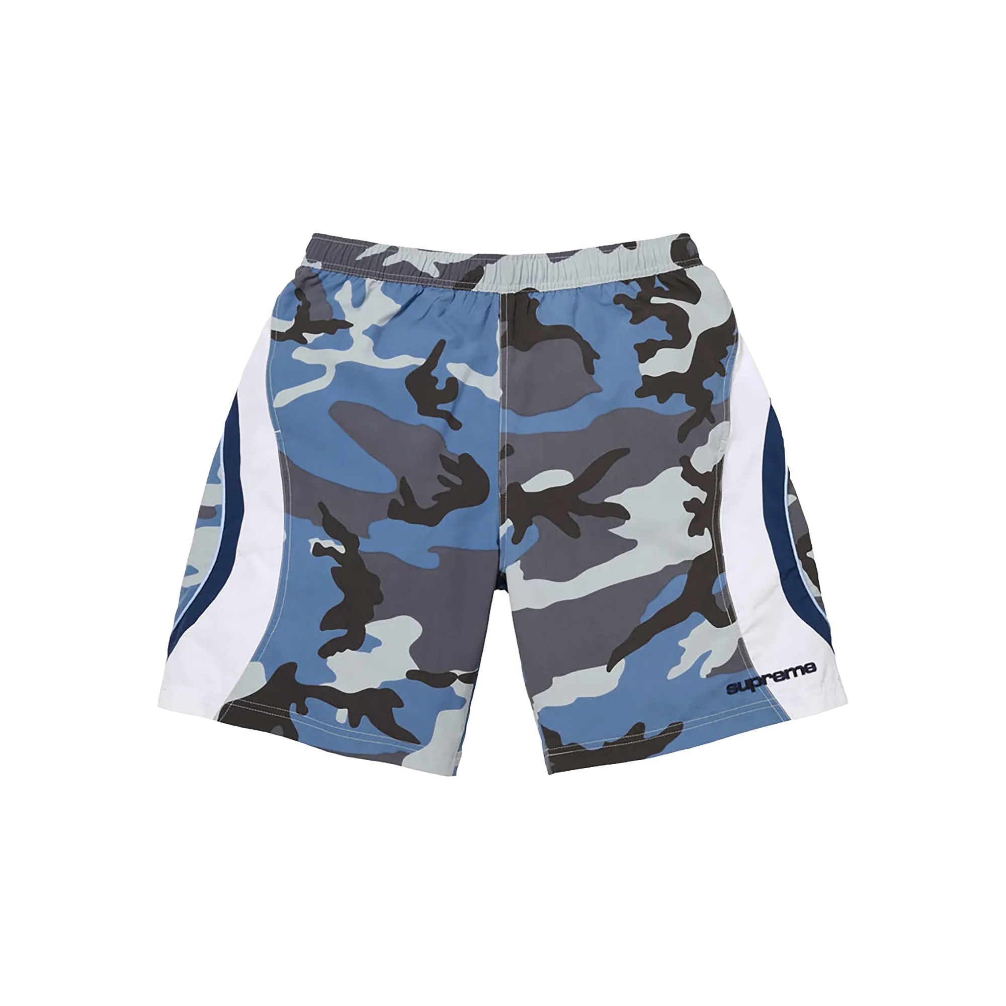 Paneled Water Short "SS26 - Blue Camo" SU27684