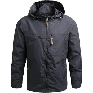 Men's Jacket Rain Windbreaker Cycling Running With Hood Lightweight Jacket(Raincoats)(Sheets)