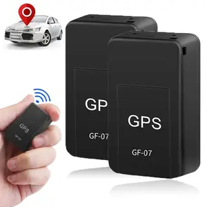 2pcs GF07 Mini Magnetic GPS Tracking Locator with Magnetic Mount, Flashlight Mode, Call Function, App Positioning for Vehicles, Pets, Anti-Blue Light Ceramic Glass Smart Wearable Device