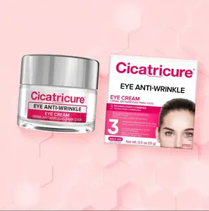 Cicatricure Anti Wrinkle Eye Cream, Daily Use, Blur & Filler, Skincare, Hydrating and Cooling Effect 0.5 Ounces, - 1 Pack