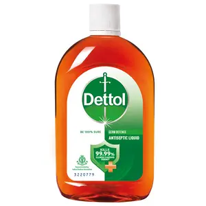 Dettol Liquid Antiseptic Disinfectant for First Aid, Dettol liquid Personal Hygiene liquid 100% Safe for Household Use