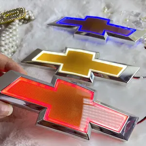 For Chevrolet Emblem CHEVROLET Emblem Lights, Rear Emblem Cold Light Illuminated Emblem Lights, Cruze, Malibu, New Jing Cheng, Captiva, Avio, Le Feng Car Stickers, Car Modification, Chevrolet Modification,, Car Accessories, Car Decorative Lights