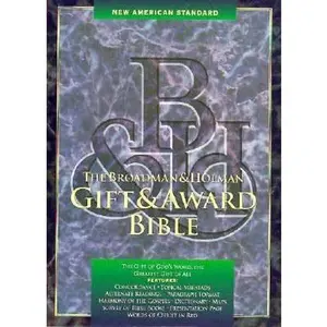 USED-New American Standard Gift and Award Bible/Economy Edition/Burgundy/461453 by Anonymous (Paperback)