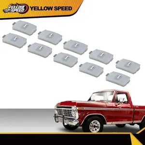Fit For 73-79 Ford F100 F150 F250 Body Cab Bed Side Belt Molding Trim Clip 10pcs