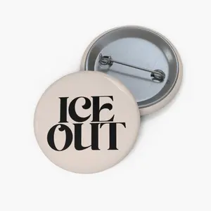 ICE OUT Pin | Political Activism Button, Be good Button, Be Good Pin, Ice Out Sticker, Justice for Renee Nicole Good,