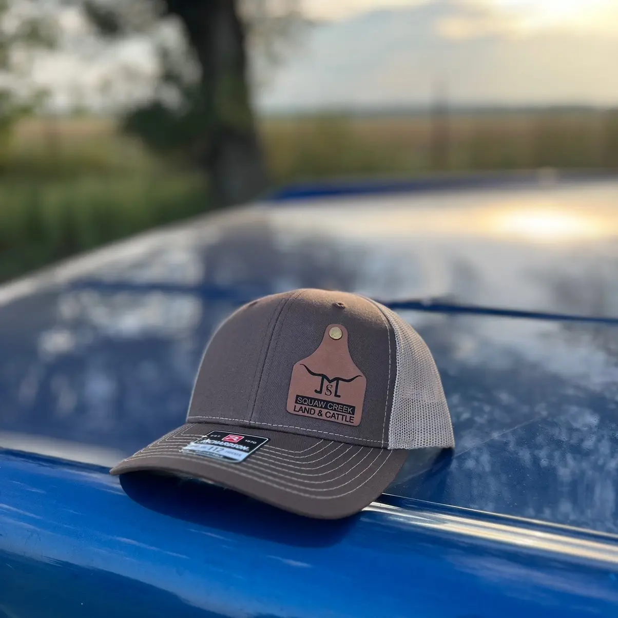 Cattle tag hat Cattle tag hat