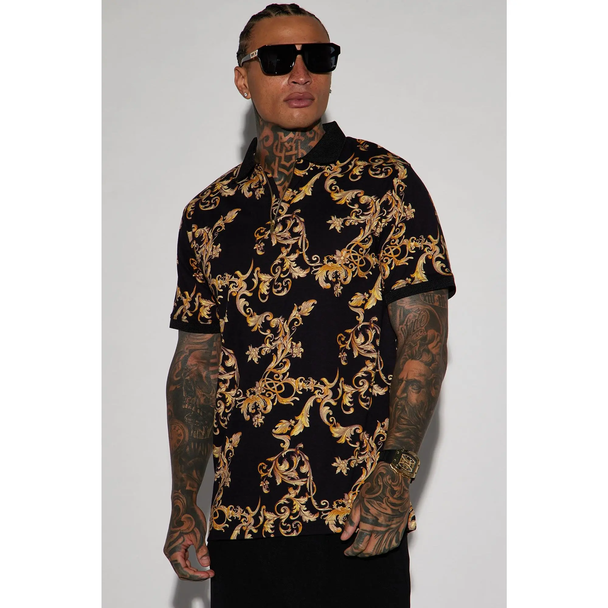 Ace Short Sleeve Polo - Black