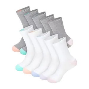 Hanes Moves X-temp Women's Crew Socks 10-pairs Shoe Sizes 8-12 Intimates Multi Pack Comfortable Fit Soft Stretch Fabric Breathable Hwmc1p