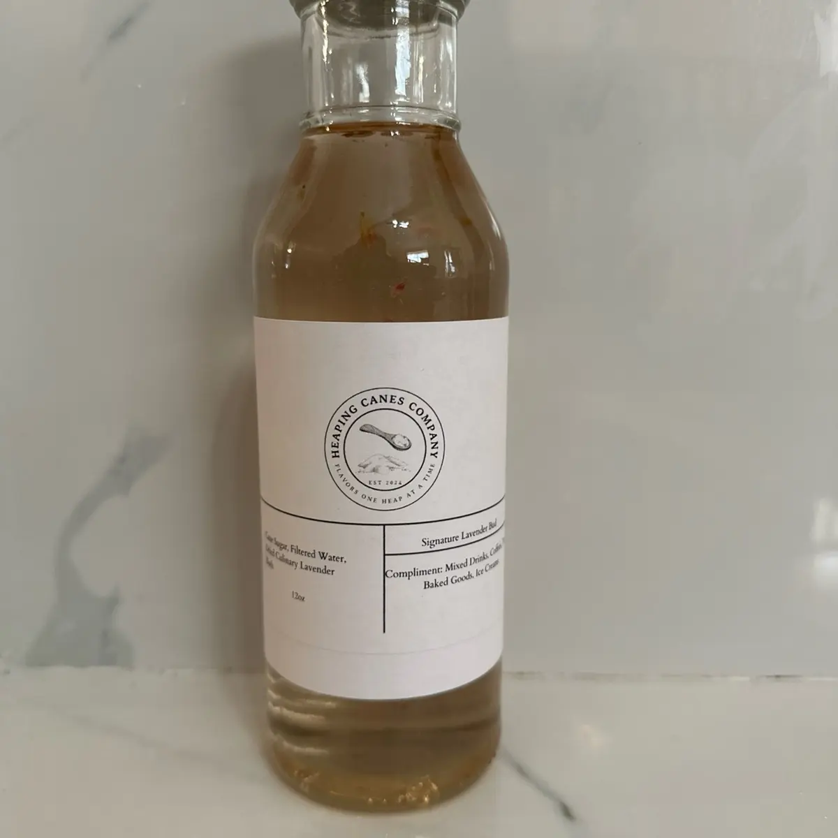 Signature Lavender Bud Simple Syrup - Sweet Flavor