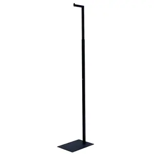 Adjustable Single Costumer Display Rack -  Adjustable Height From 51" to 78"