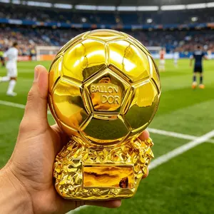 Golden Ball Award Trophy Model, Football Match Personal Golden Ball Award Replica, Fan Memorial Gift, Collector's Item, Statue, Memorabilia