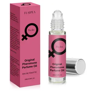 Alcohol-Free Couple Roller Perfume, Long-Lasting Allure Pheromone, Portable Fragrance, Floral Scents, Rose Jasmine Vanilla, Party Date Gift, Hotel Home Car Deodorizer