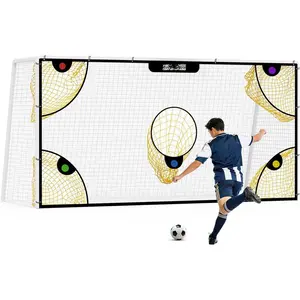 Soccer Goal Target Net with Highlighted Scoring Zones