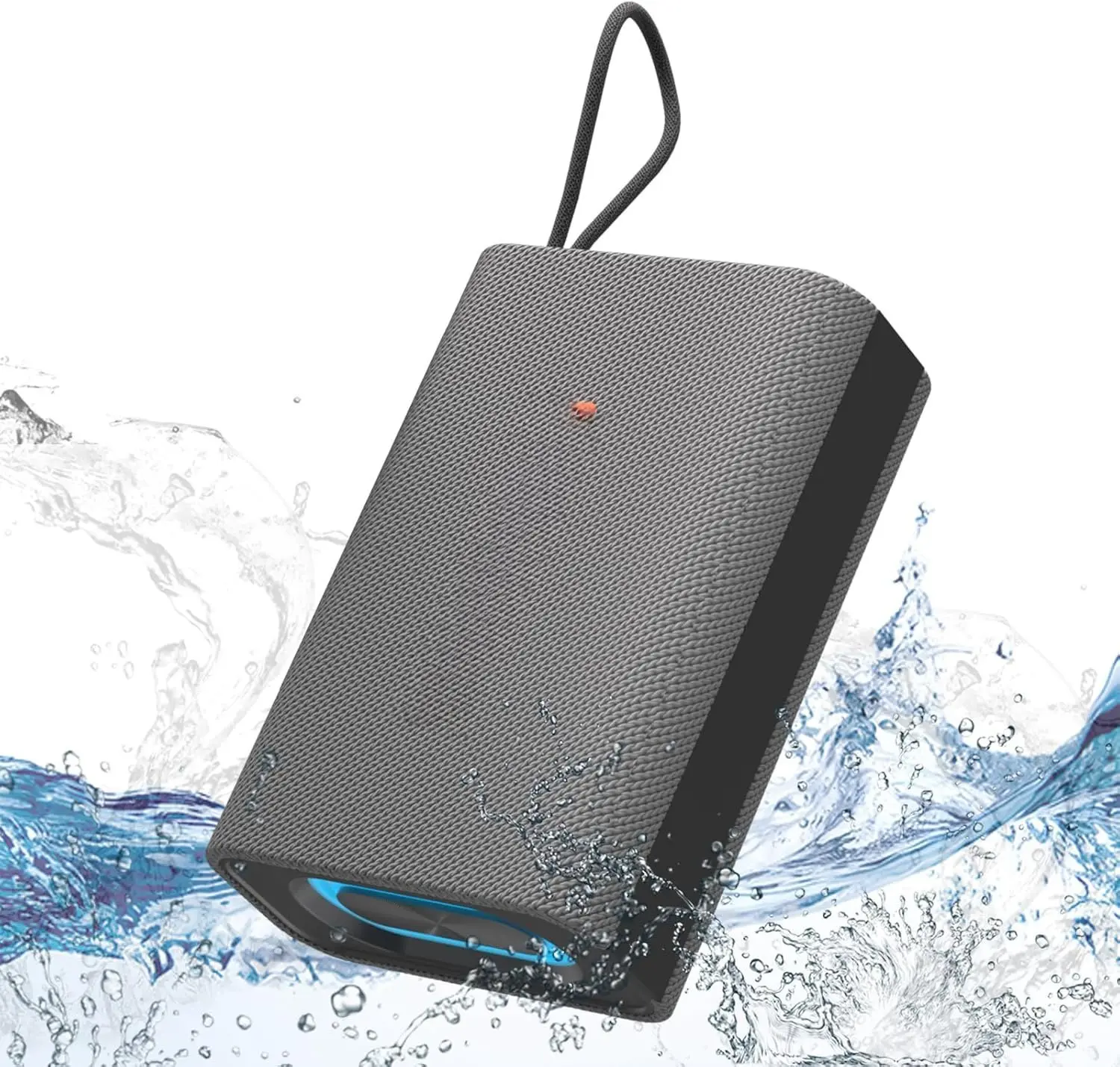 Speaker, Portable   Speakers,  Loud Stereo Sound with RGB Lights TWS Paire Long Playtime for /Party/Outdoor,  Gadgets (1PCS, Gray)