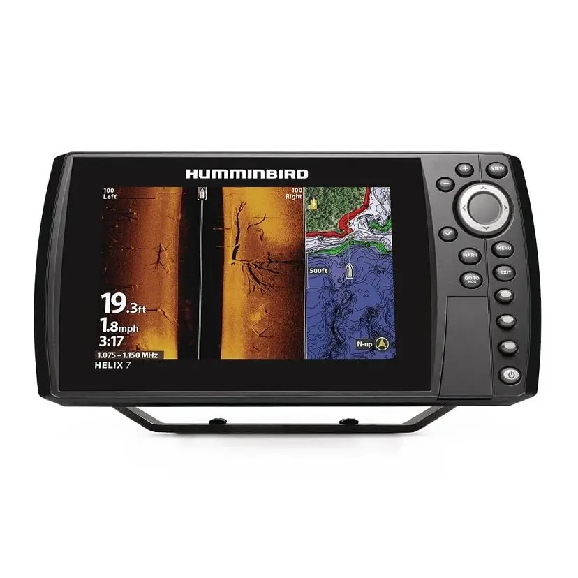Humminbird HELIX 7 CHIRP MDI GPS G4N Fish Finder with Bluetooth Connectivity and Preloaded Maps, for Boating Navigation & Fishing Location Tracking, Map