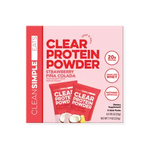 Clear Protein Powder: Strawberry Pina Colada (8 Single Serving Packs)