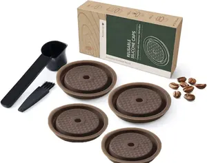 COFFEE CAPSULE DISCS  Refillable Pod for VERTUOLINE & VERTUO capsules, compatible with VERTUOLINE & VERTUO pods